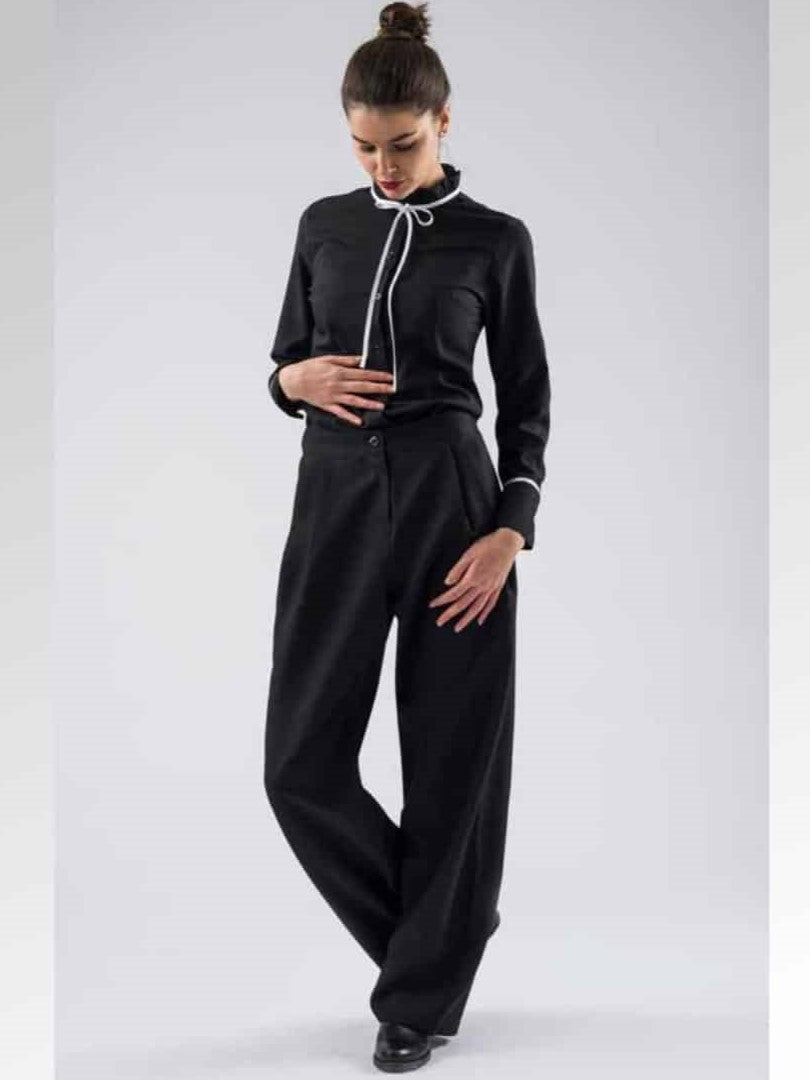 Pantaloni estetista microfibra taglio morbido Gilda – West Rose