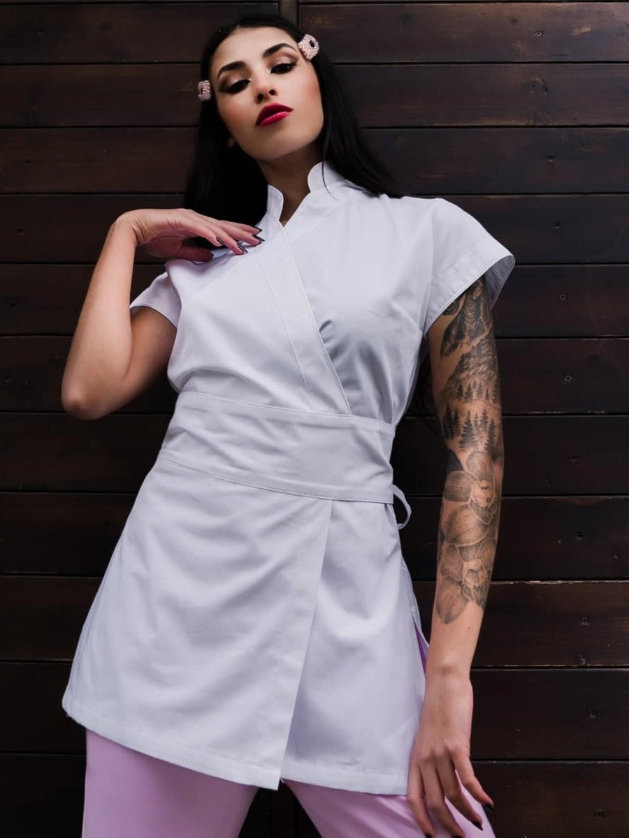 Camice Donna Camice Da Lavoro Estetista Centro Benessere Camici