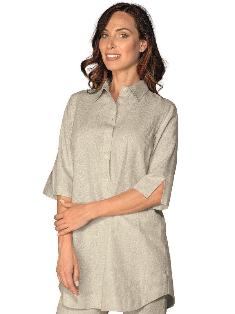 Isacco-blusa-Java-misto-lino-beige