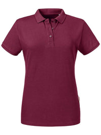 Jrc-polo-manica-corta-donna-bordeaux-je508f