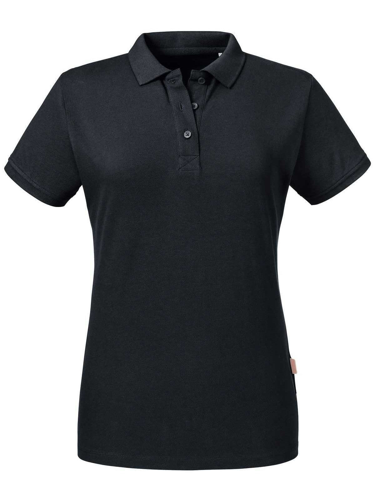 Jrc-polo-manica-corta-donna-nero-je508f