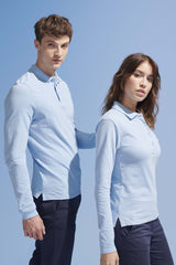 Polo-manica-lunga-modelli-azzurra