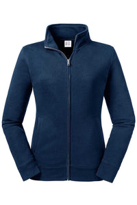 Russel-felpa-con-collo-alto-zip-centrale-blu-je267f