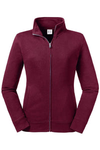 Russel-felpa-con-collo-alto-zip-centrale-bordeaux-je267f