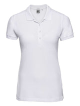 Russel-polo-manica-corta-donna-bianco-je566f