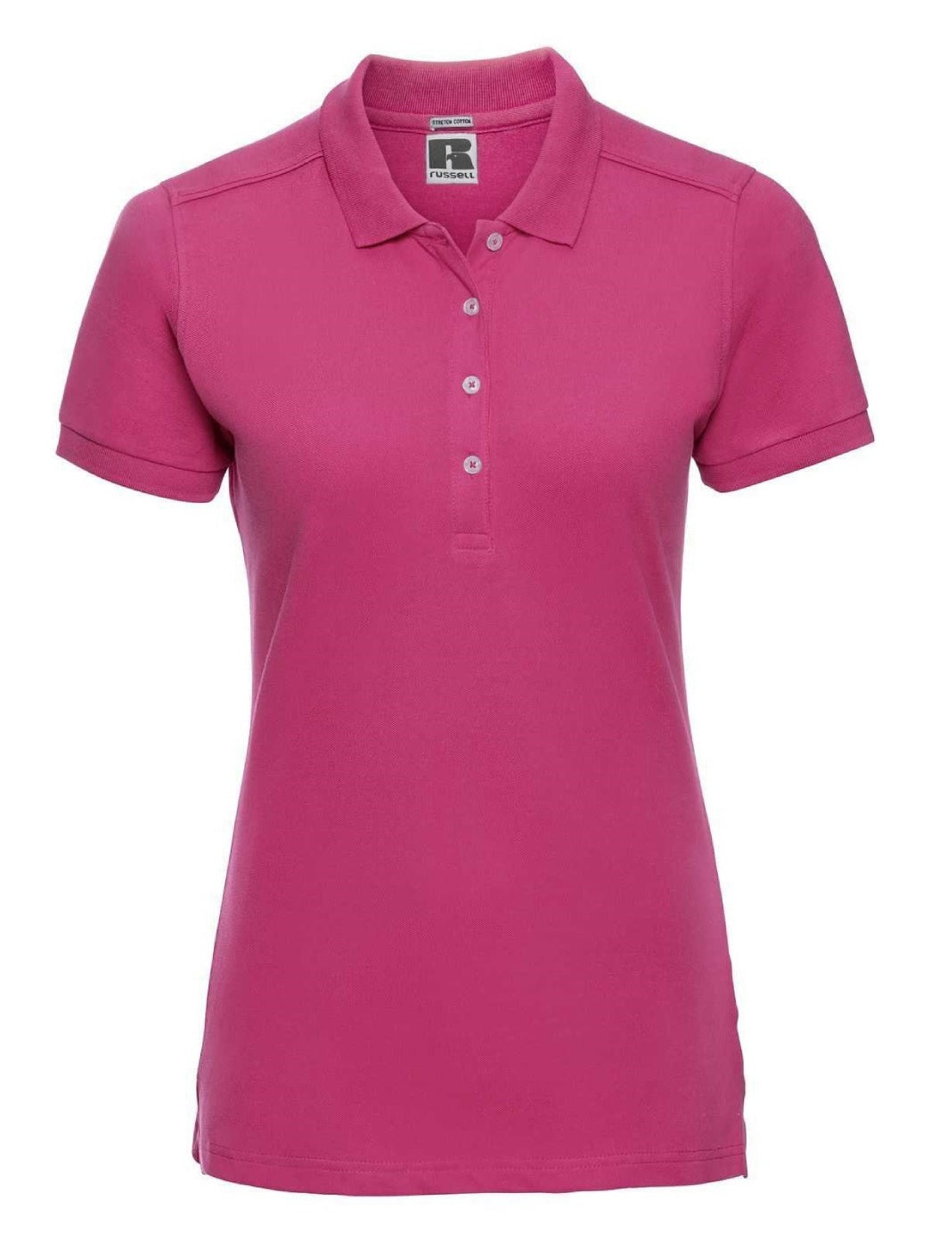 Russel-polo-manica-corta-fuxsia-je566f