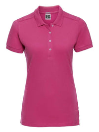 Russel-polo-manica-corta-fuxsia-je566f