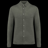 Spasso-camicia-manica-lunga-organic-kaky-SP518