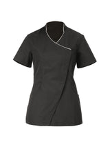 giblor-casacca-donna-sion-misto-cotone-poliestere-manica-corta-estetica-nero-14P02K458