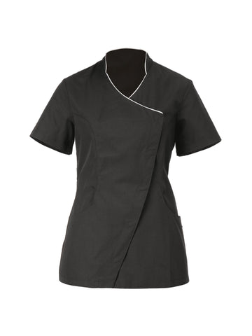 Casacca donna polycotton con scollo a V 2-Pockets Sion - 2