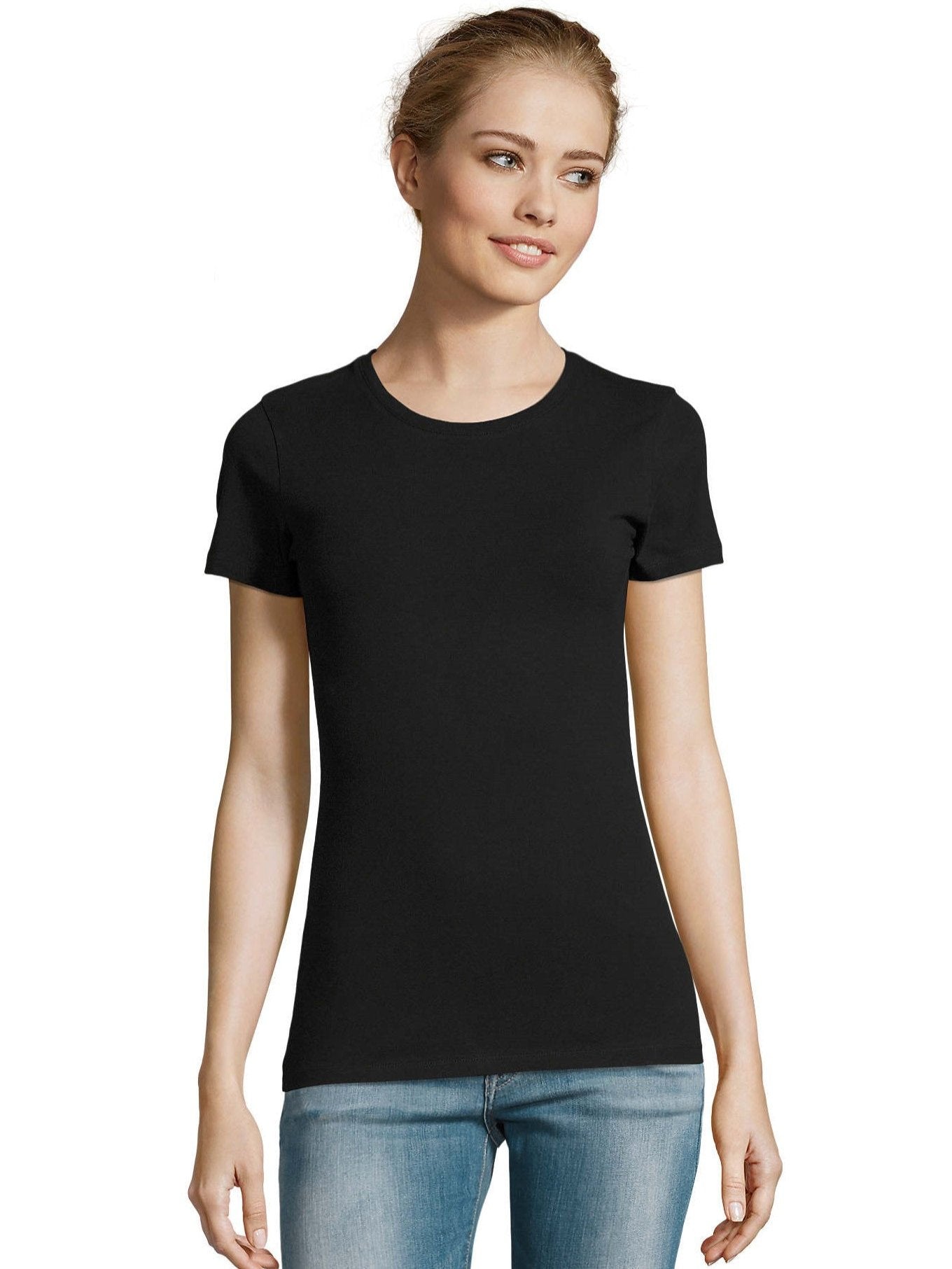 T-shirt donna cotone stretch Millenium 190 gr