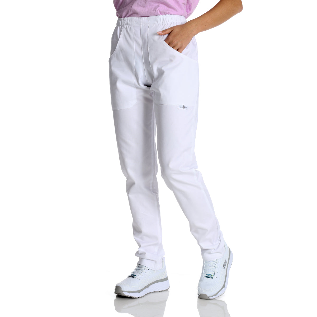 Pantaloni estetista cotone elasticizzato Ischia