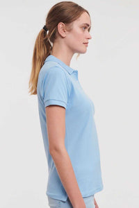polo-donna-manica-corta-azzurra