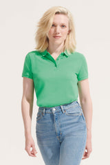 polo-manica-corta-donna-verde