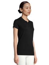 polo-manica-corta-tre-bottoni-donna-nero