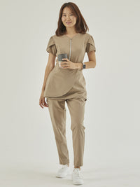 wio-casacca-zip-centrale-pantalone-uniform-beige