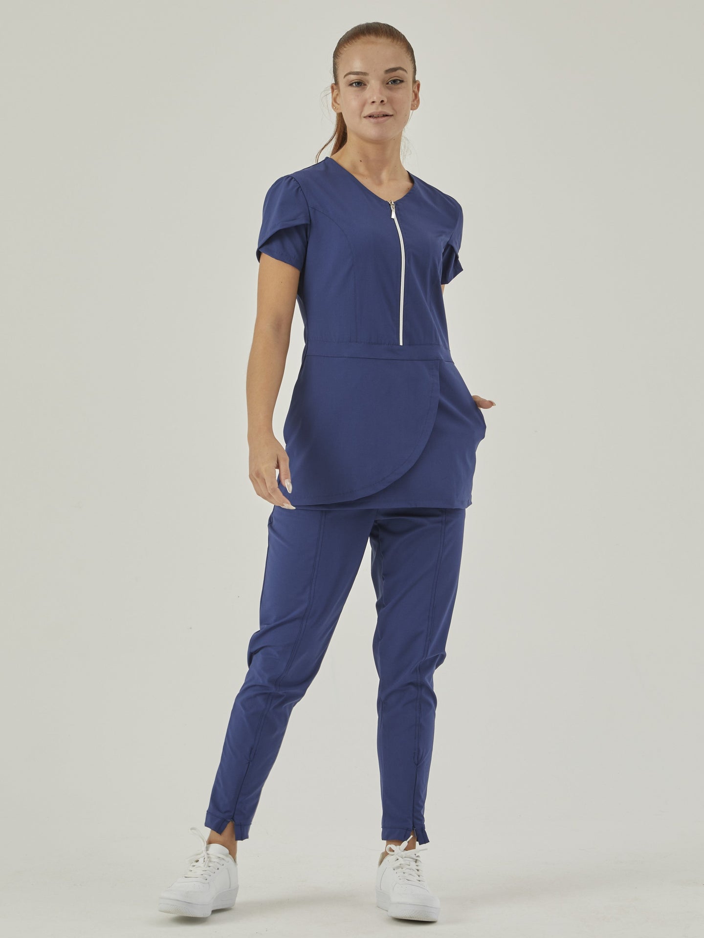 wio-casacca-zip-centrale-pantalone-uniform-blu